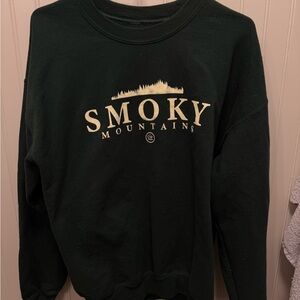 Smoky Mountains Men's Green Sweater